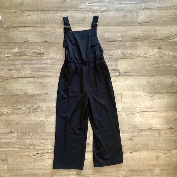 one clothing Pants - One Clothing Black Overall Strap Jumpsuit